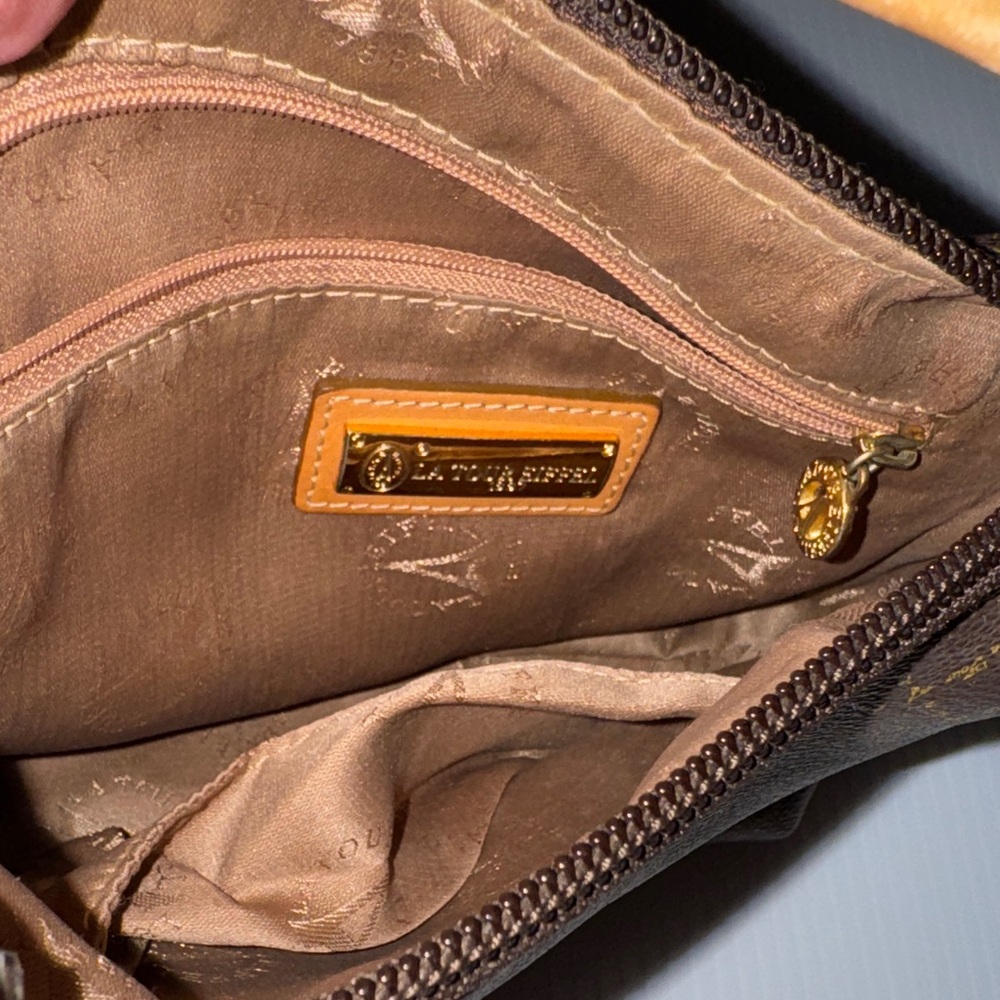 Chic Brown Patterned Women's Shoulder Bag - image 4